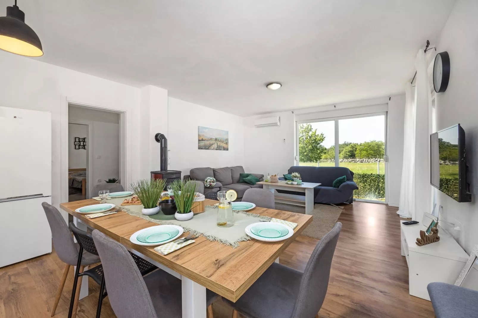 Villa Jakov with Private Pool-Salon