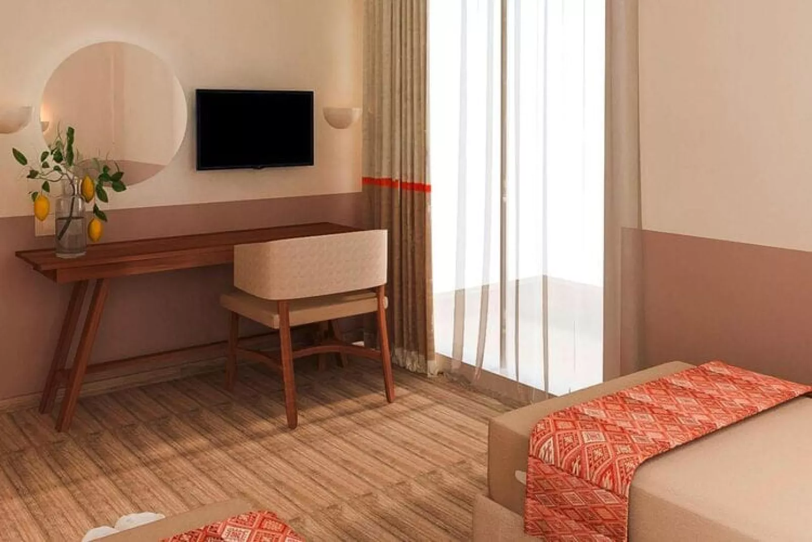 Holiday resort Asteris Village, Gerakini-Executive Apartment-Chambre