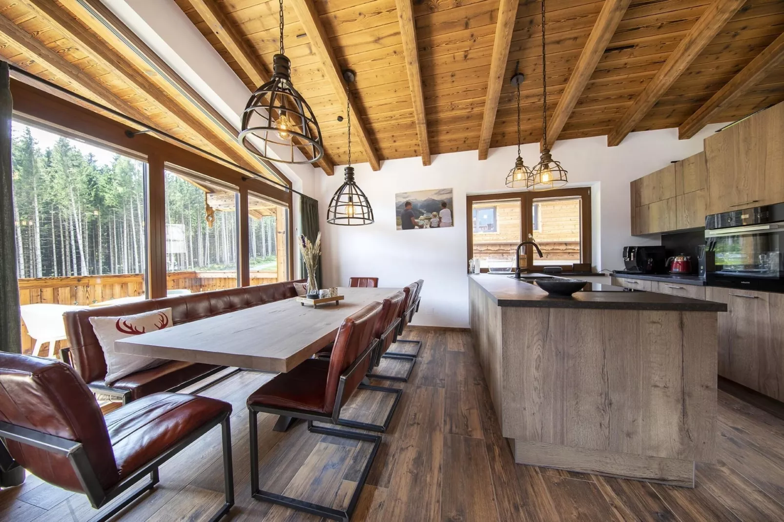 Nationalpark Chalet Kratzenberg-Wohnzimmer