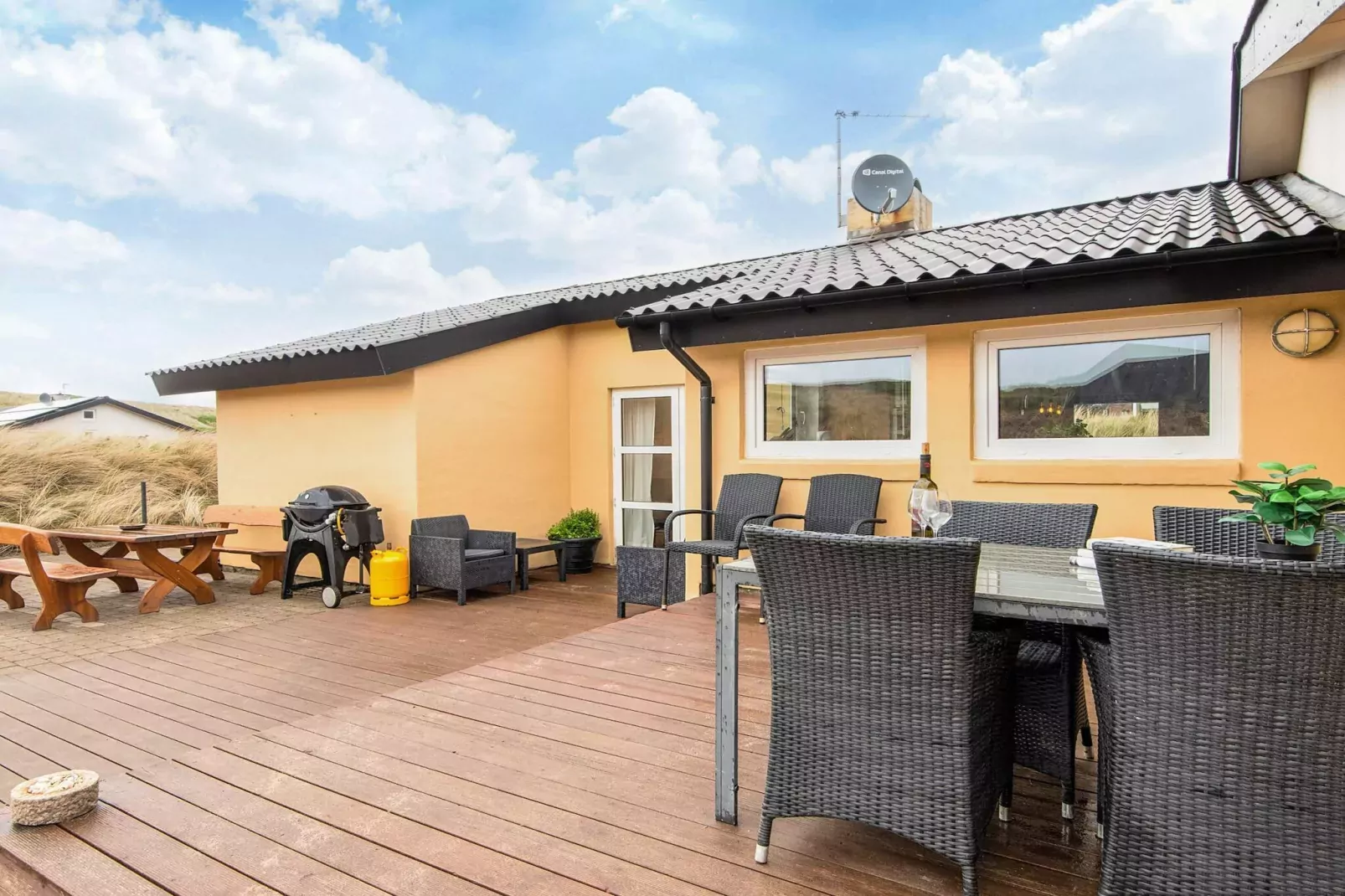 Maison de vacances pour 8 a Hvide Sande-Extérieur