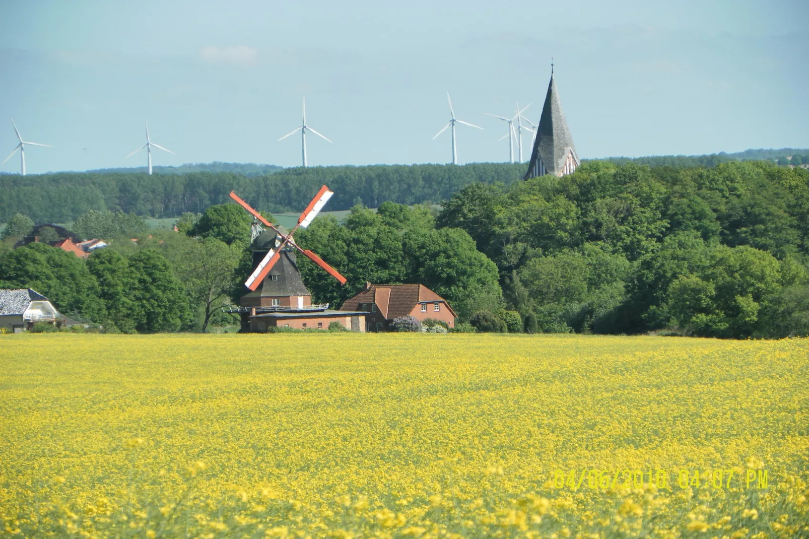 Sommerrose-Areas summer 1km