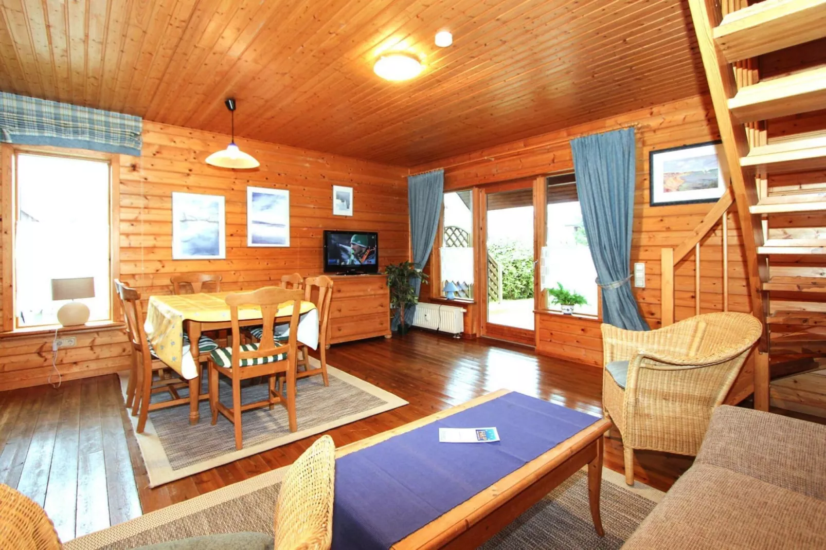 Naturerlebnisdorf Blauvogel - Doppelhaus ca 66qm Typ A-Living room