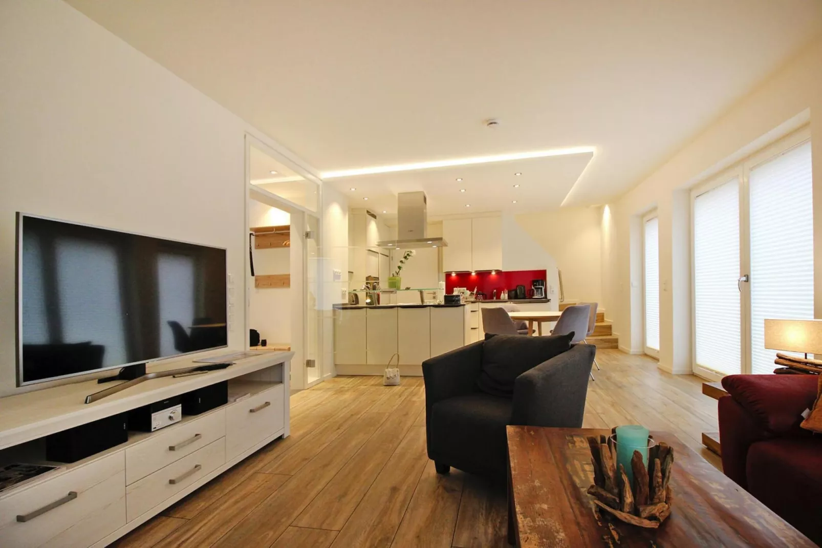 Doppelhaus Windböe 6 Pers St Peter-Ording-Living room