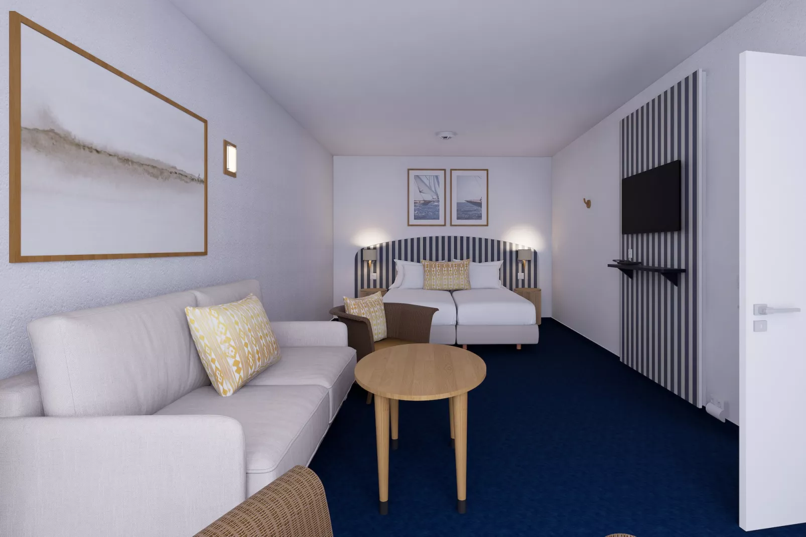 IFA Binz Ferienpark -2 Raum App 39 qm-Living room
