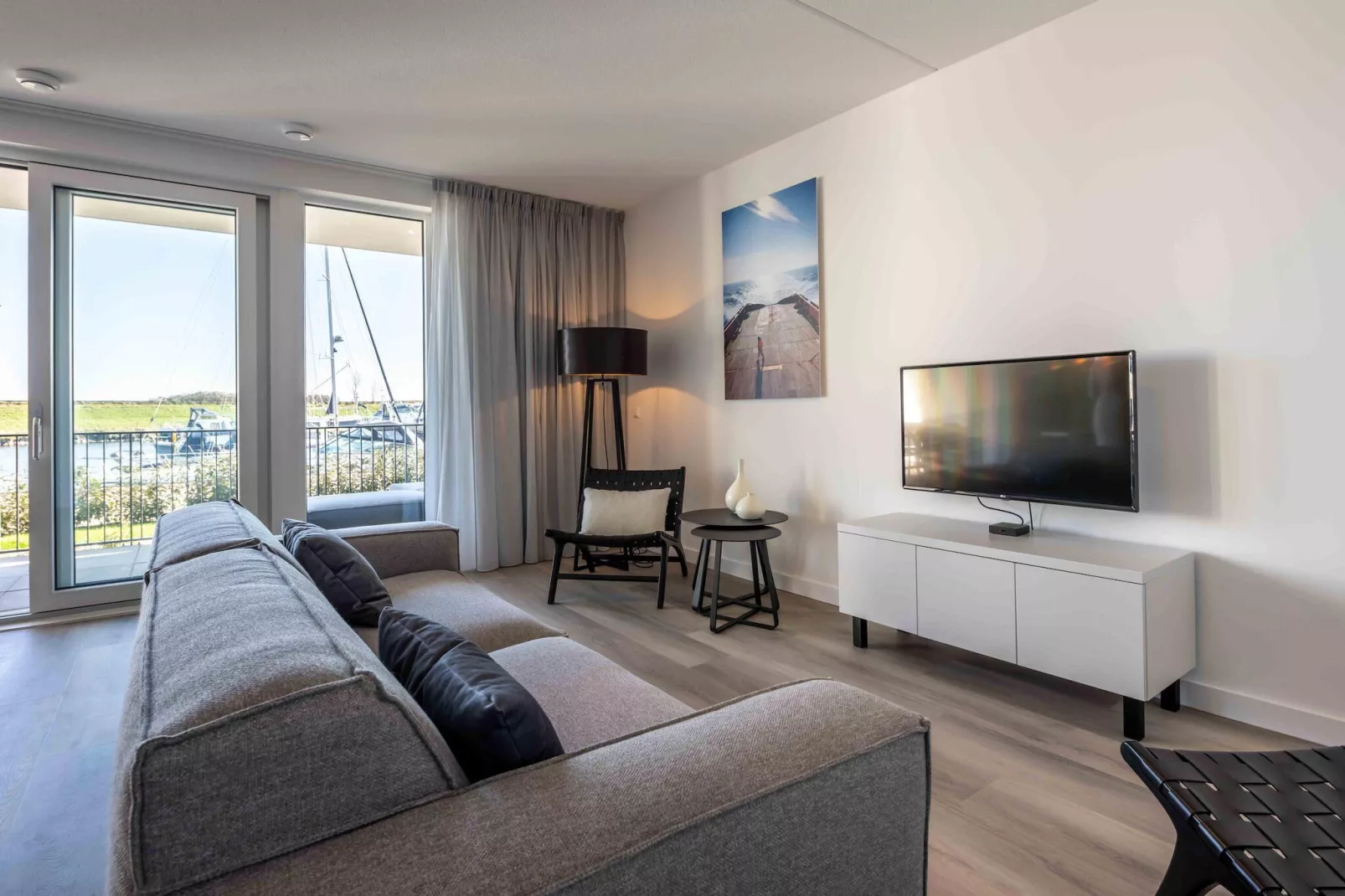 Harbour Loft 1E Résidence Marina havenzicht-Living room
