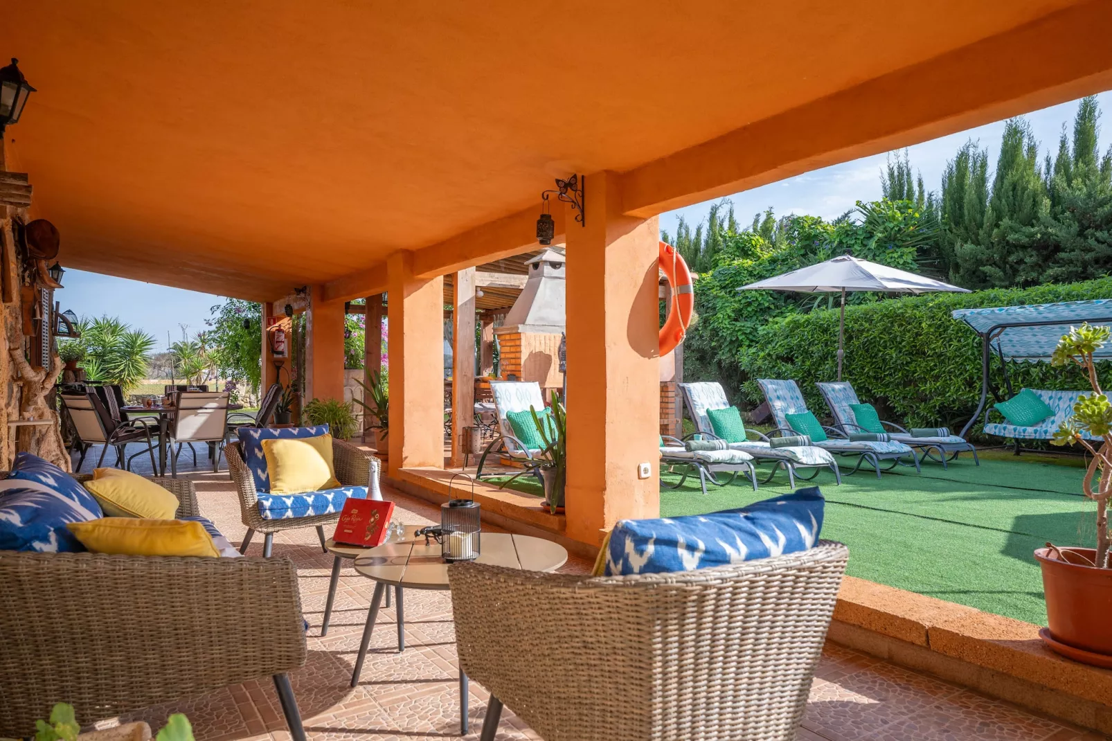 Finca Can Calisto-Terrassenbalkon