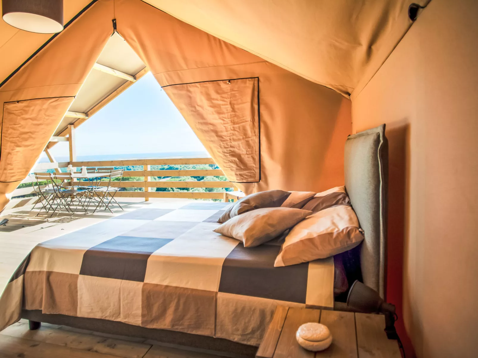 Glampingtent Venere-Inside