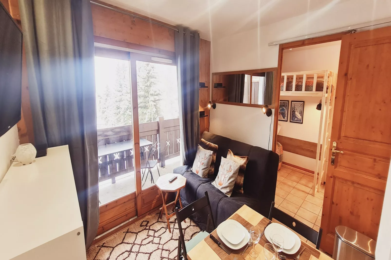 Chalets d'Or C N°110 - 2P4-Living room