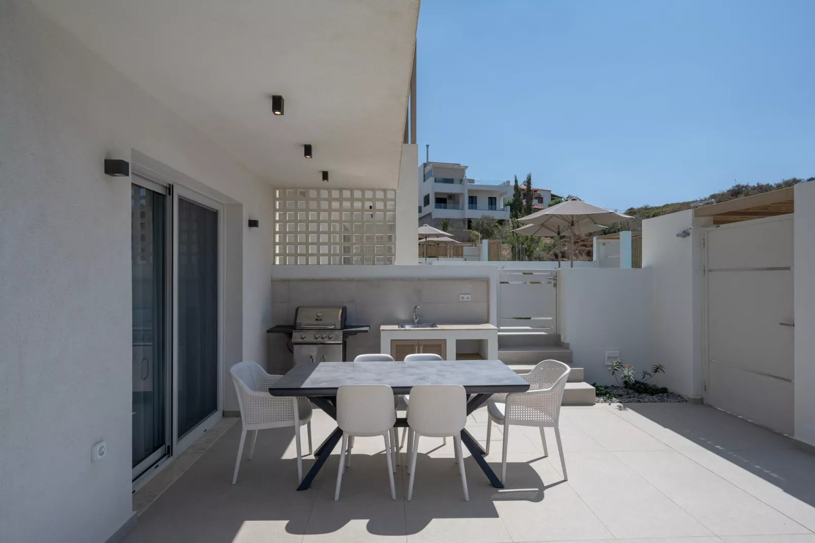 Corallia villa 1-Terrasse