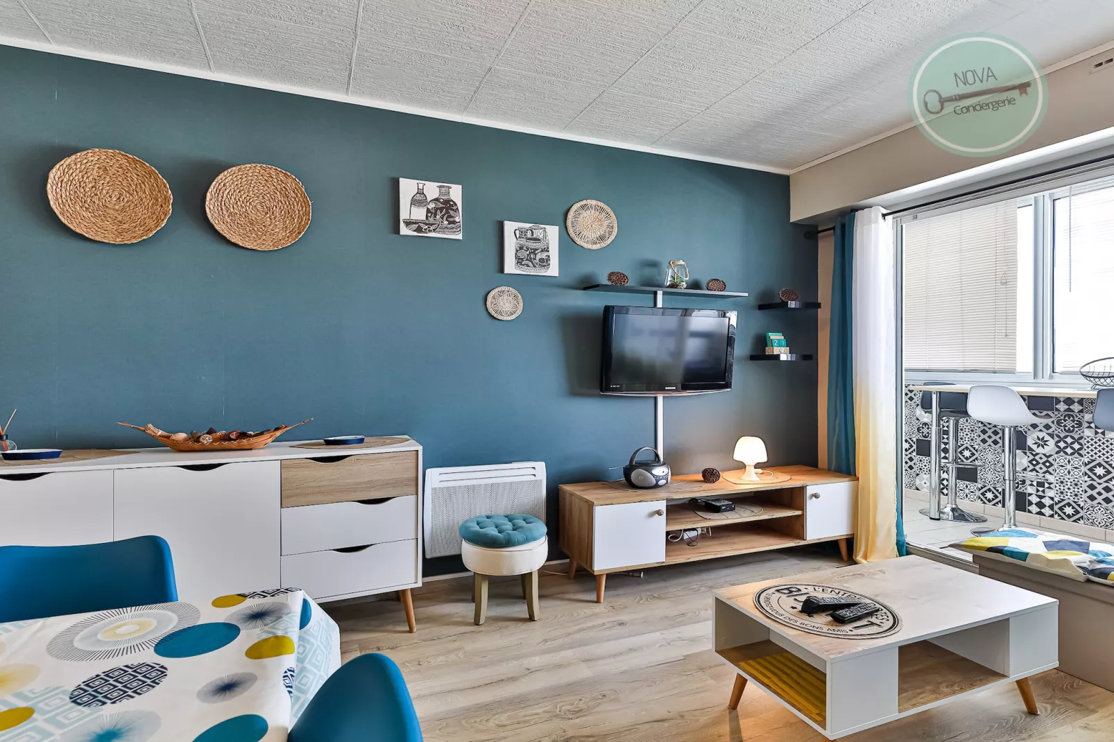 Nid douillet Le Grand Large 2 – Appartement 204-Living room
