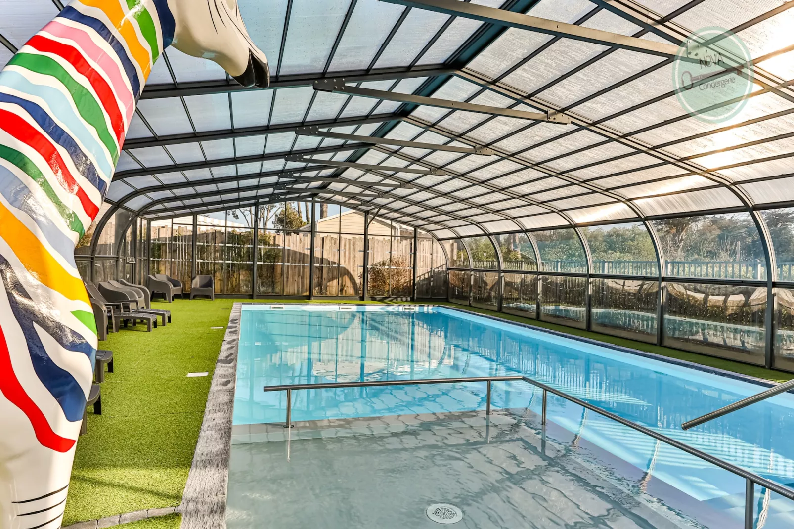 Mobil-Home Parc des Roselières-Piscine