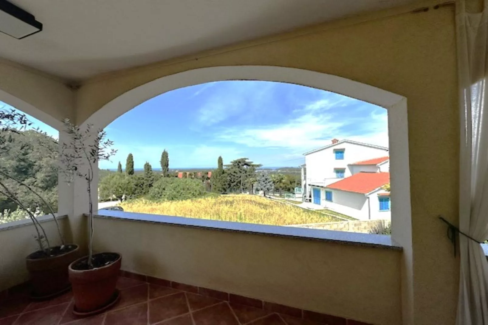Apartment Branko I in Porec, Istria-Terrace balcony