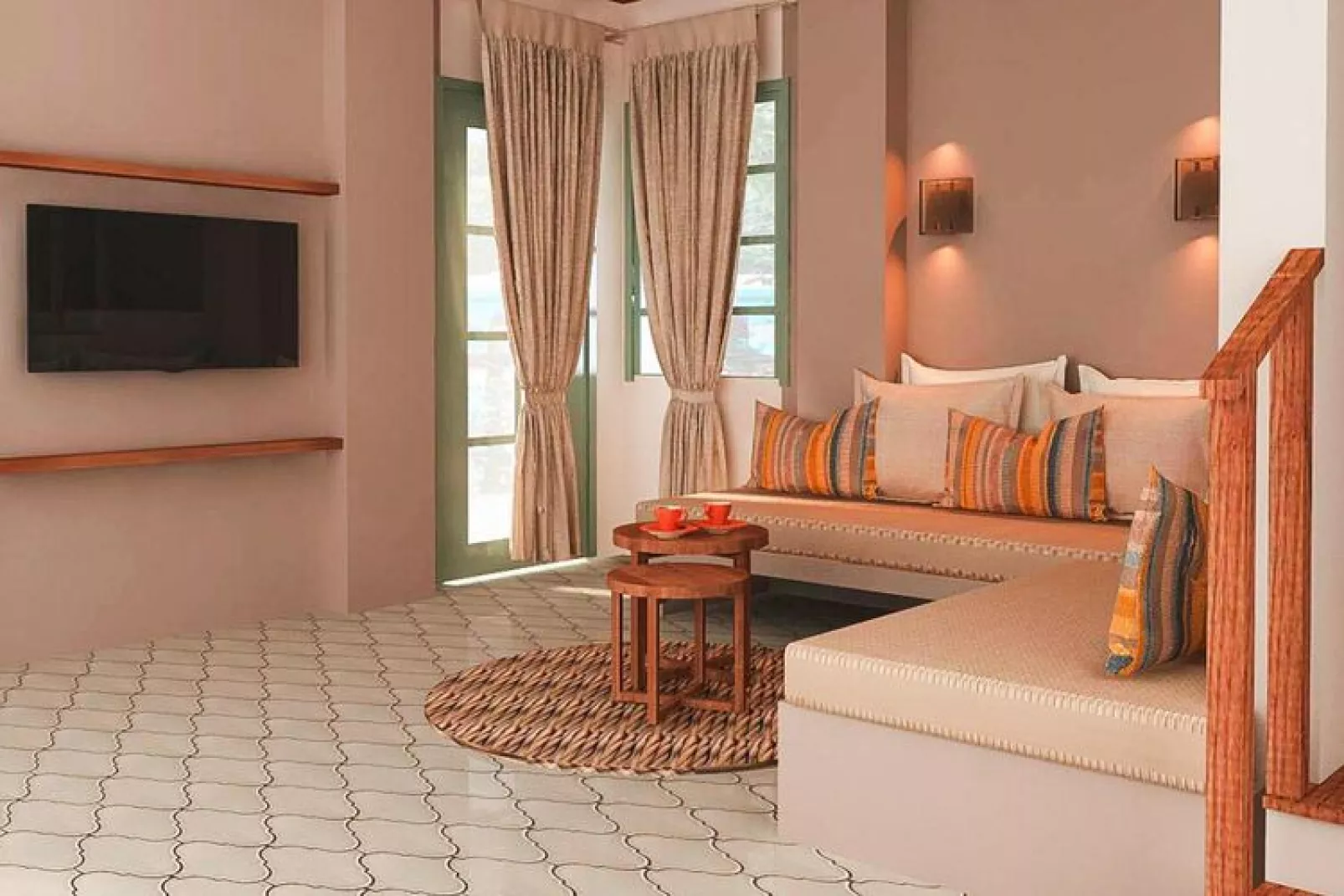 Holiday resort Asteris Village, Gerakini-Executive Apartment-Salon