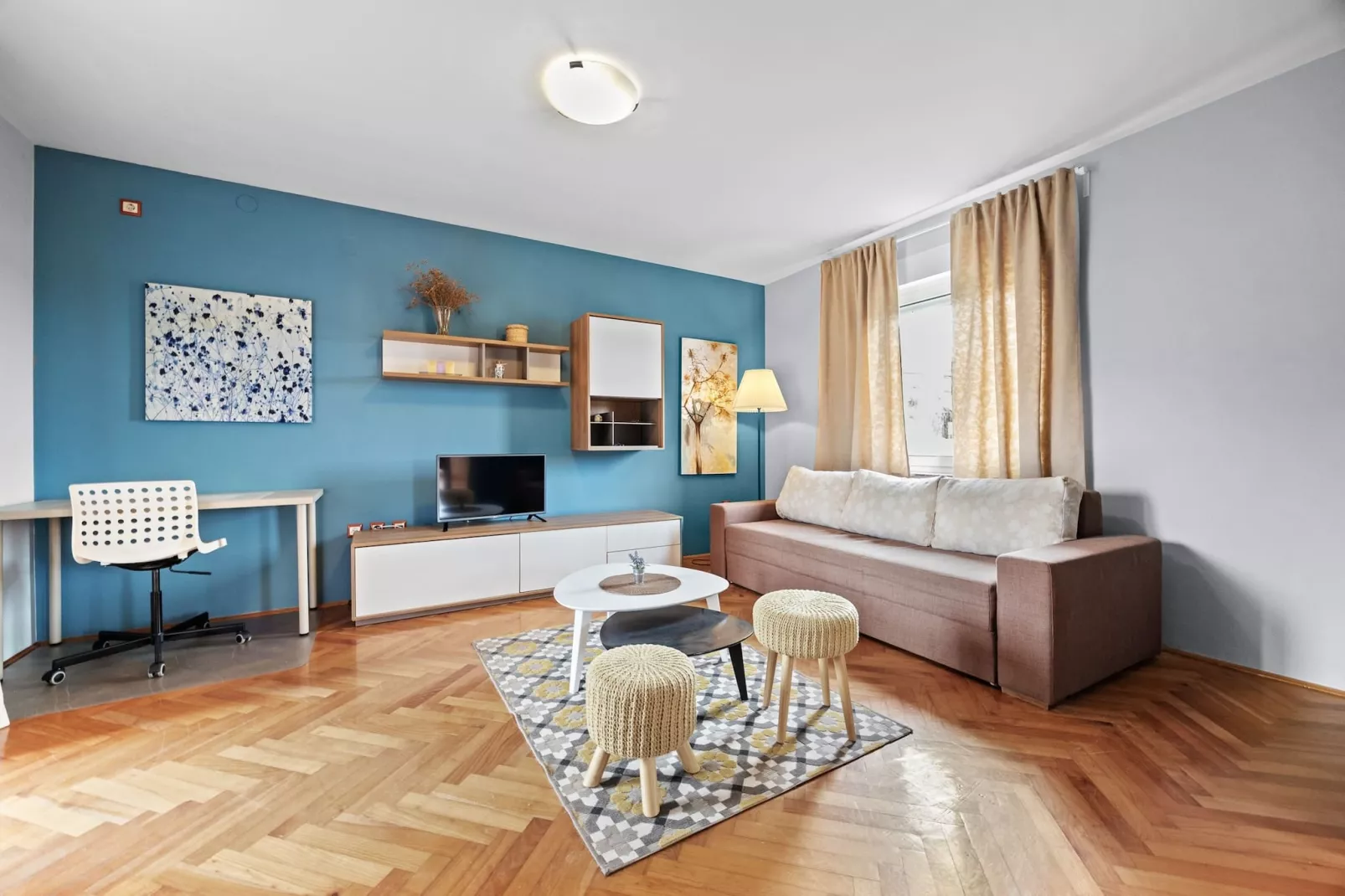 Apartments Neda - Apartment Smilje with Sea View-Living room