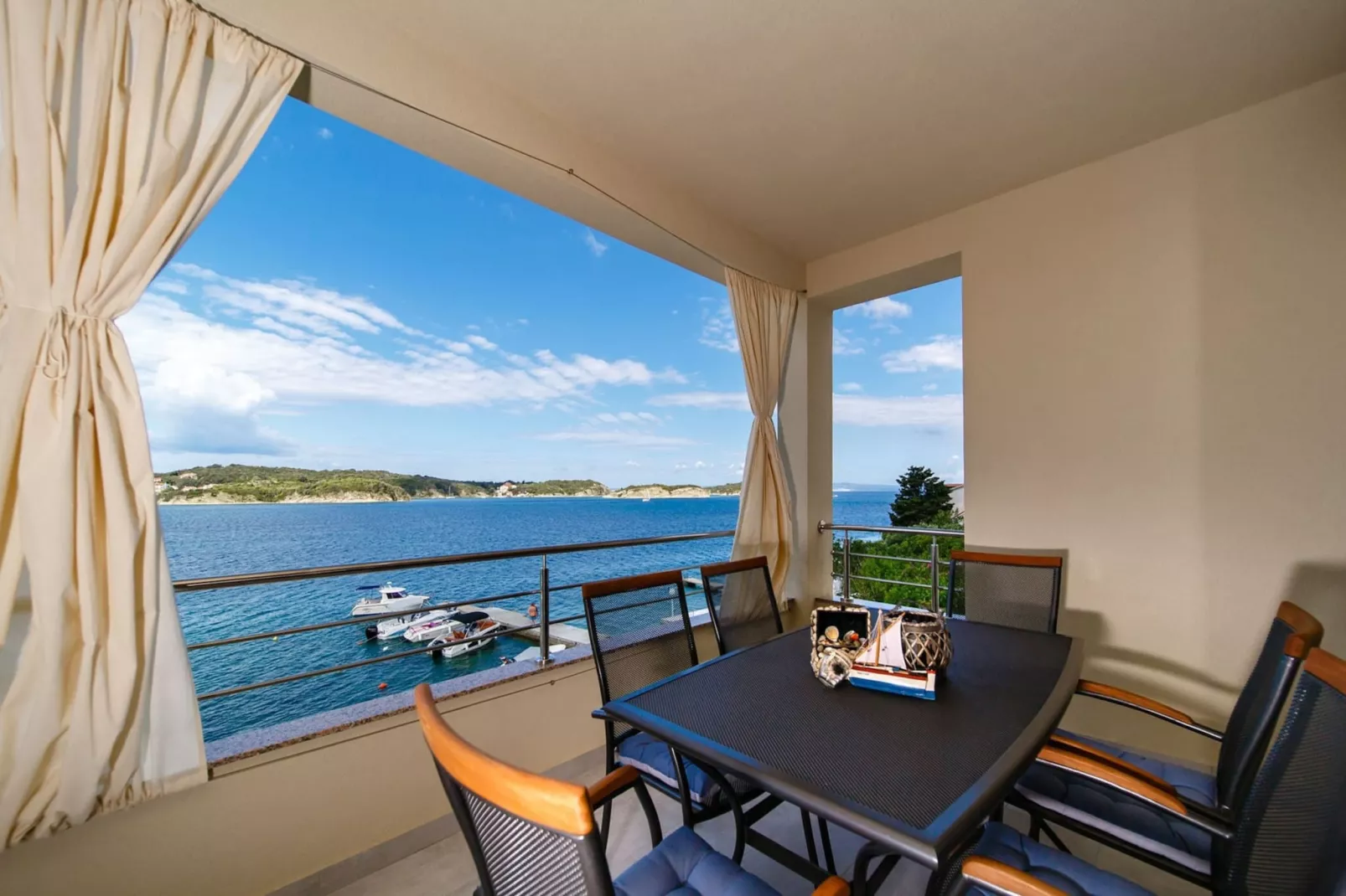 Villa Guliva - Apartment Blue Sea with Sea View-Balcon-terrasse