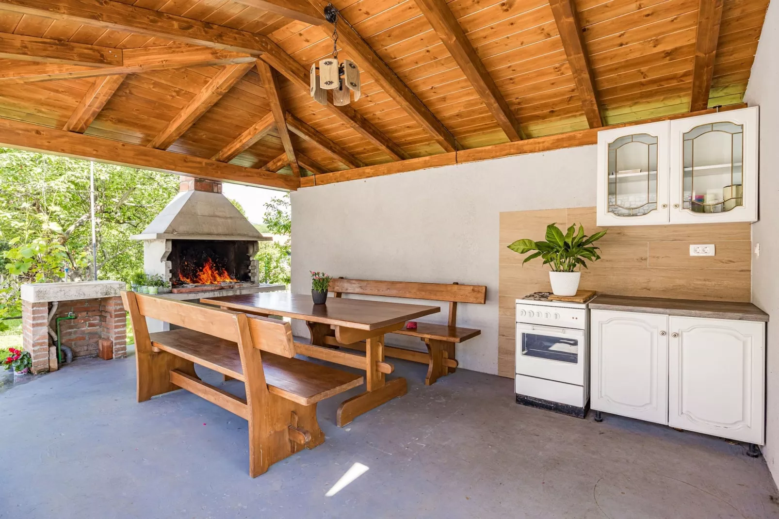 Villa Katarina - Old Stone House with Private Pool-Terrace balcony
