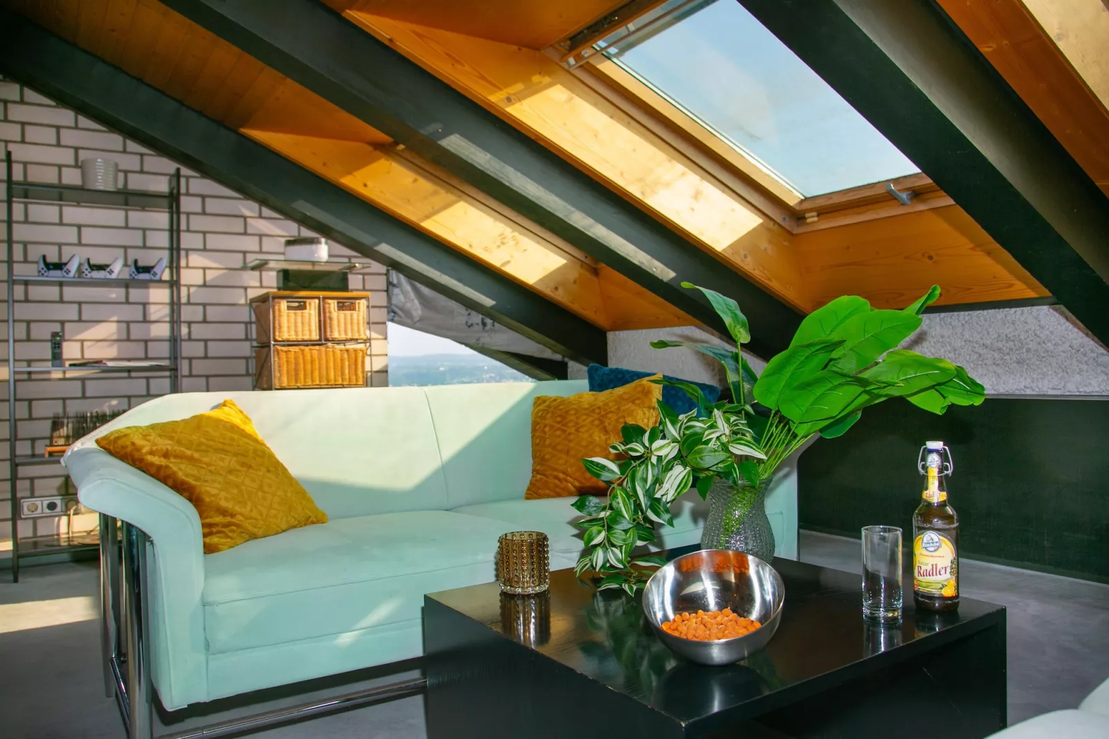 Villa Weitersburg mit indoor Pool-Living room