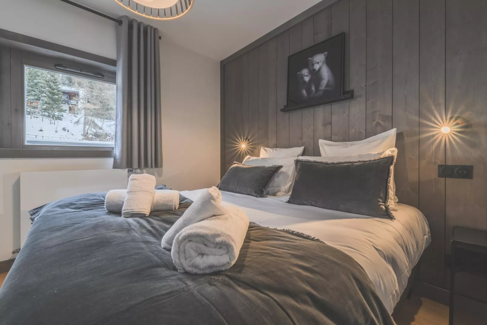 Résidence PLAN PEISEY Le Quartz -A24S-Bedroom