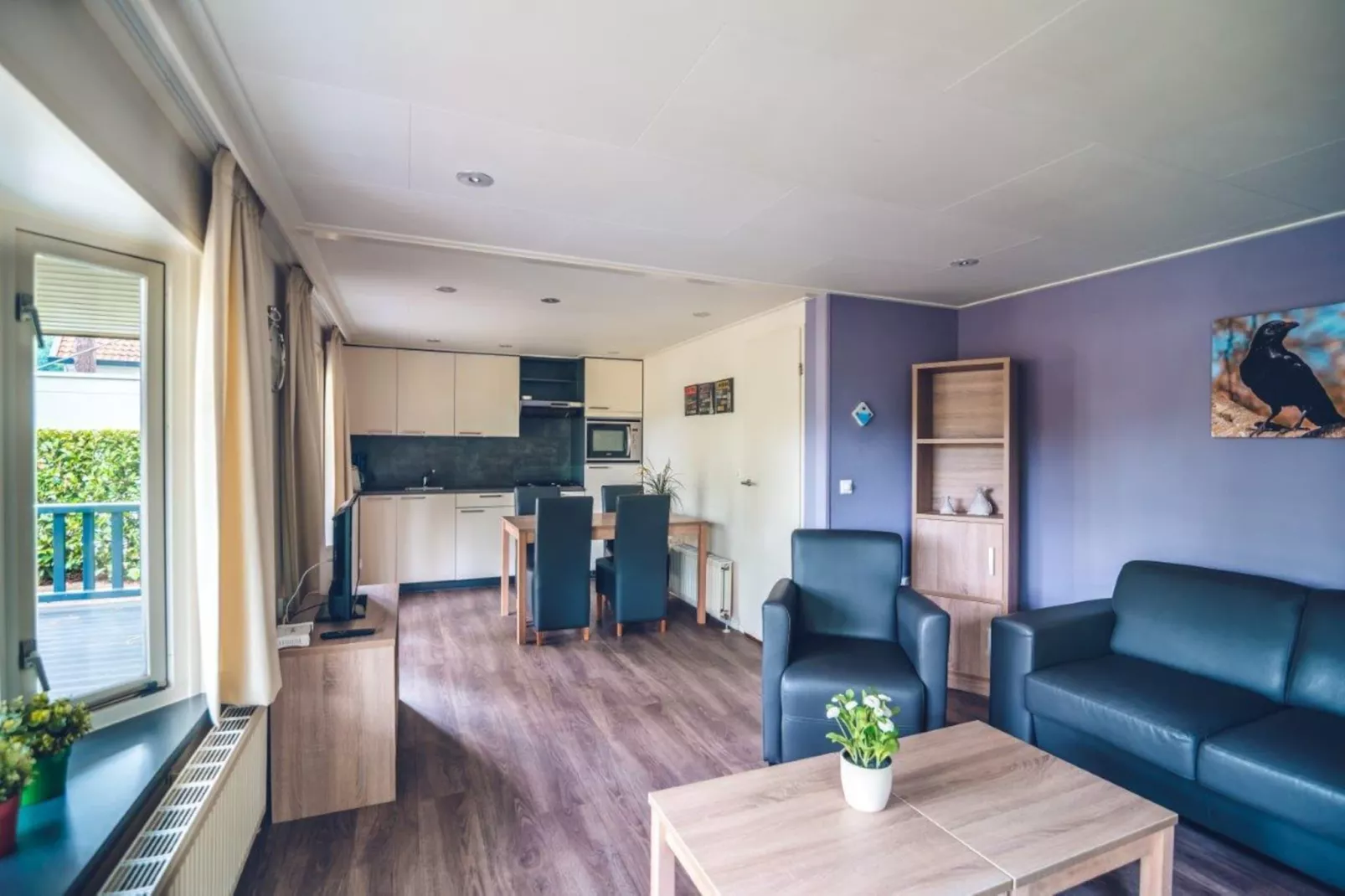 Patio Bungalow Chalet | 2 - 4 people-Living room
