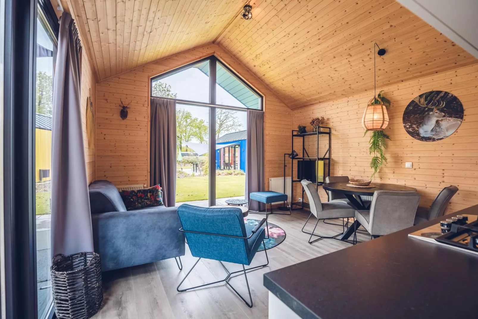 Jachtchalet | 2 - 4 pers | Pets Allowed-Esszimmer