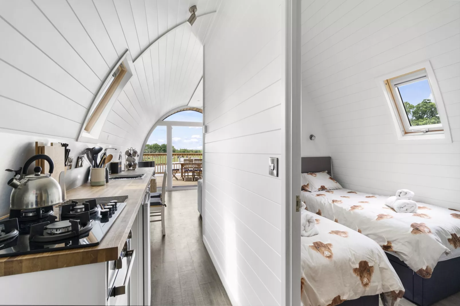 The Highland Camping Pod-Kitchen