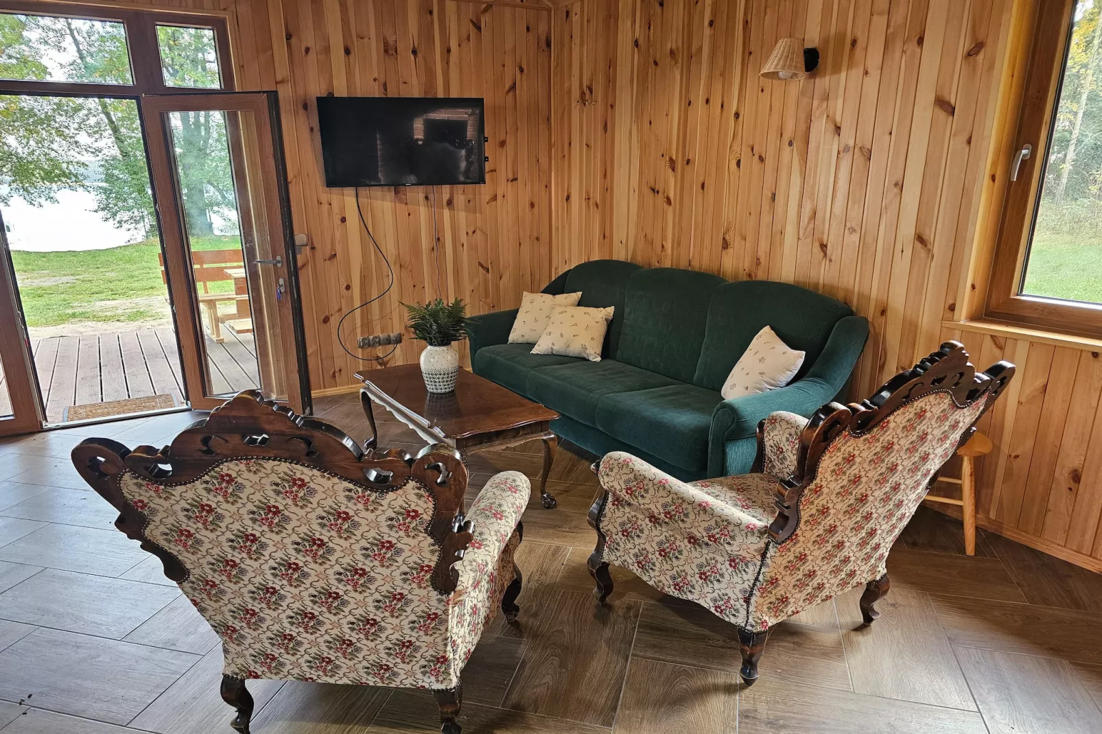 	Domek wakacyjny LAWENDA dla max 4 osób Grąbczyn-Living room