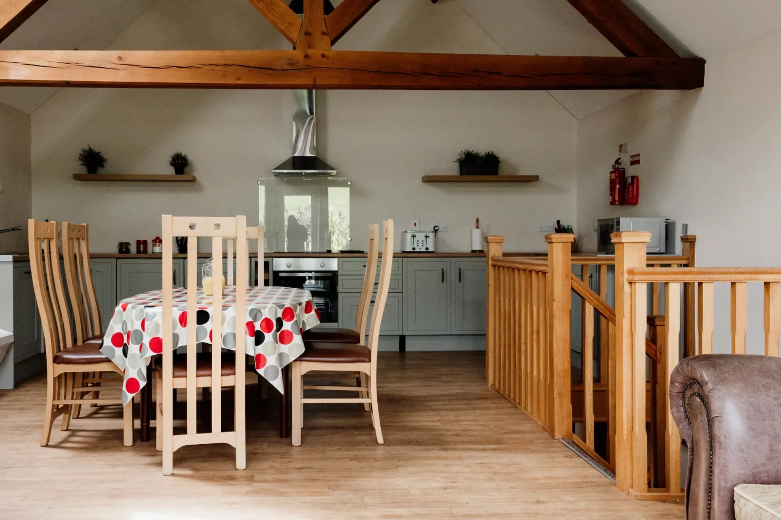 The Welsh Barn-Dining room