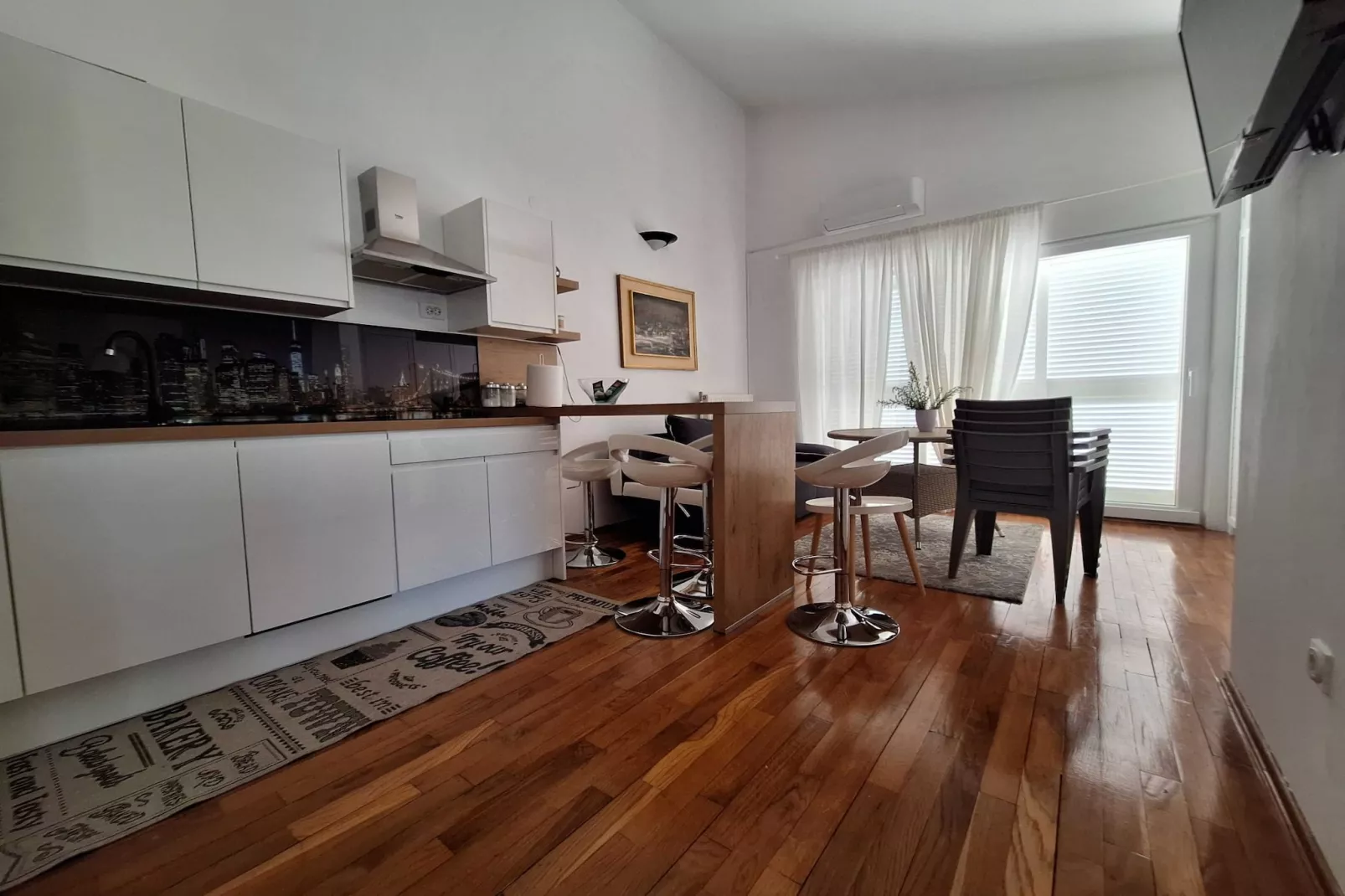 Sea View  Apartment Povljana - One Bedroom Apartment with Sea View-Kitchen