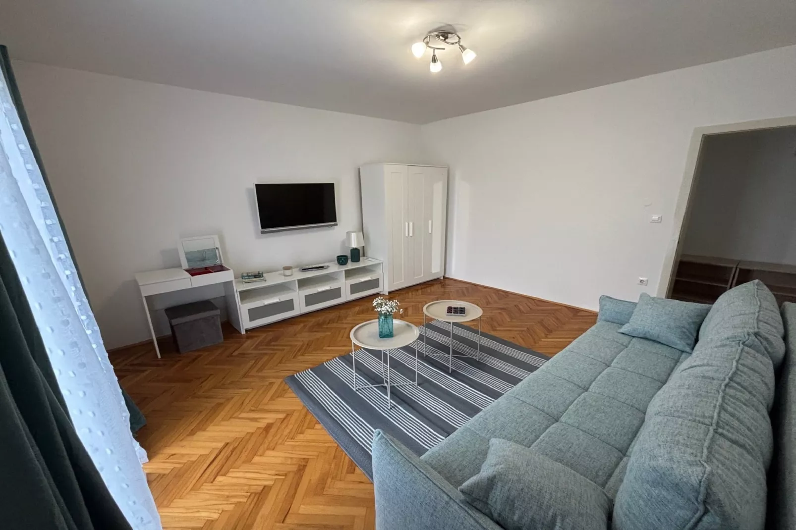 Apartmani Vela Makarska - Classic One Bedroom Apartment-Living room