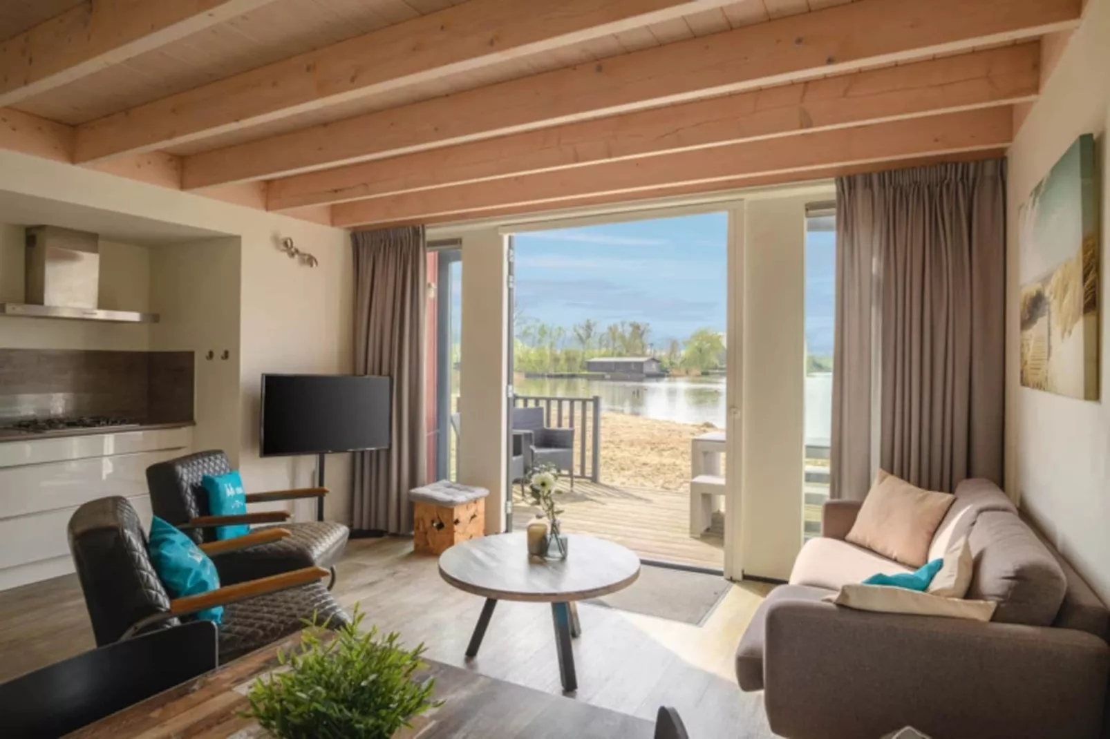 Waterpark Langelille 3-Living room