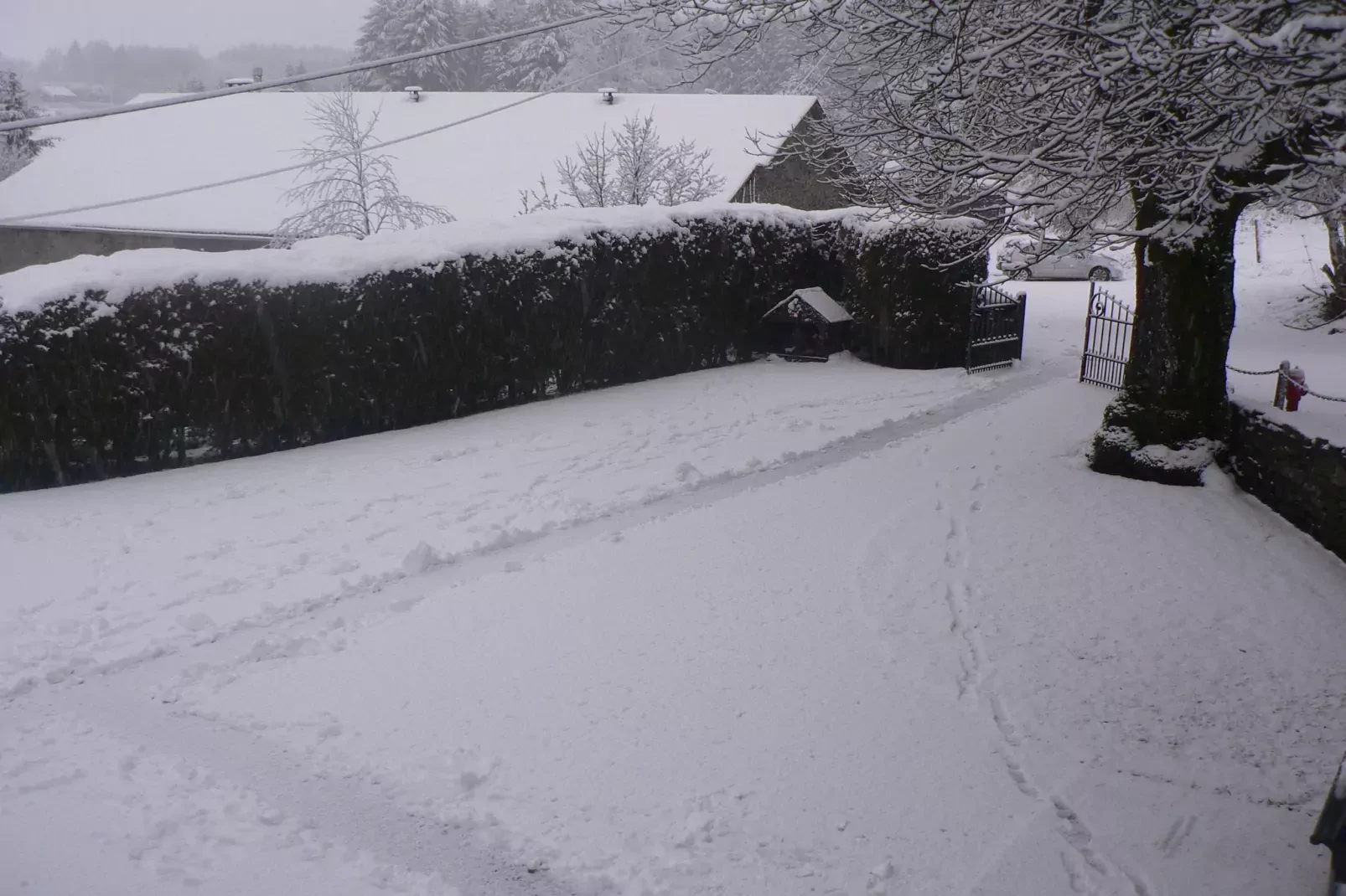 La Bergerie-Jardin en hiver