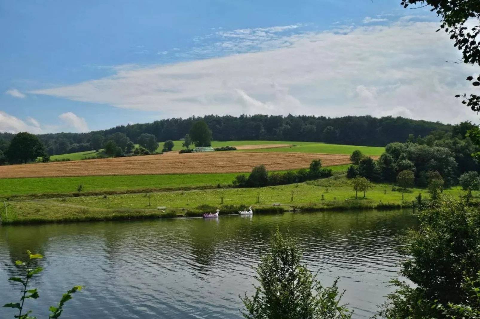 Seepark Kirchheim-Gebiete Sommer 20 km