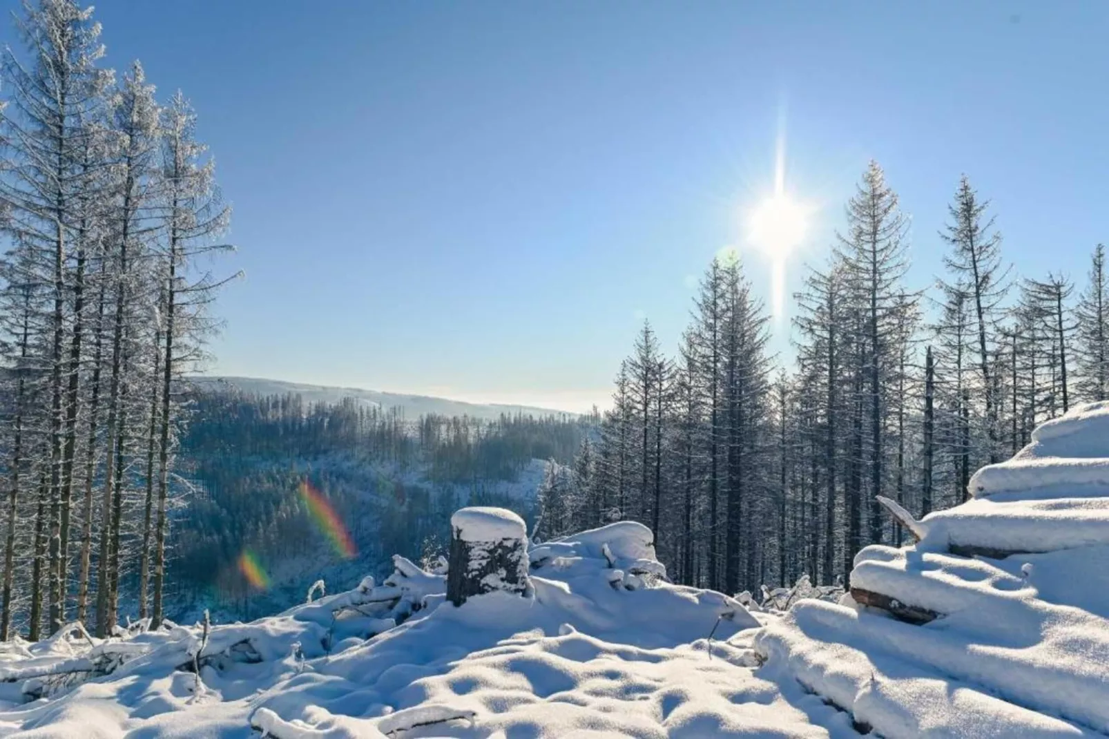 Kamschlacken-Gebiet Winter 20 km