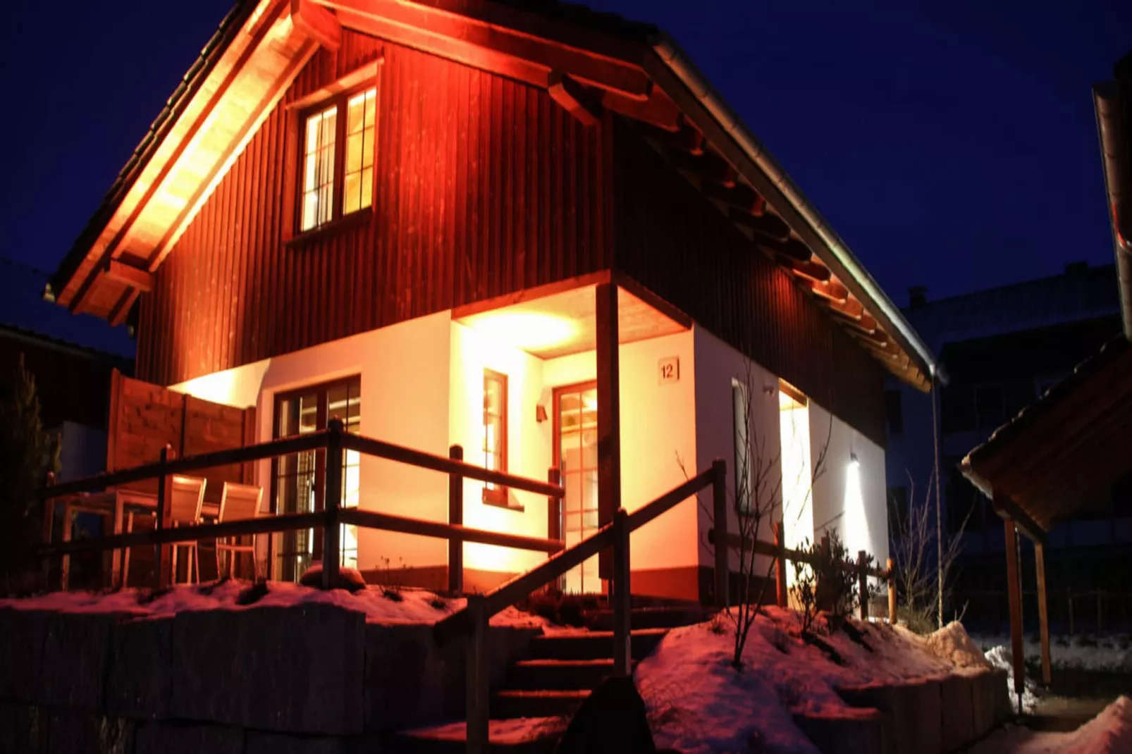 Premiumchalet bis 2 Pers-Außenbereich Sommer