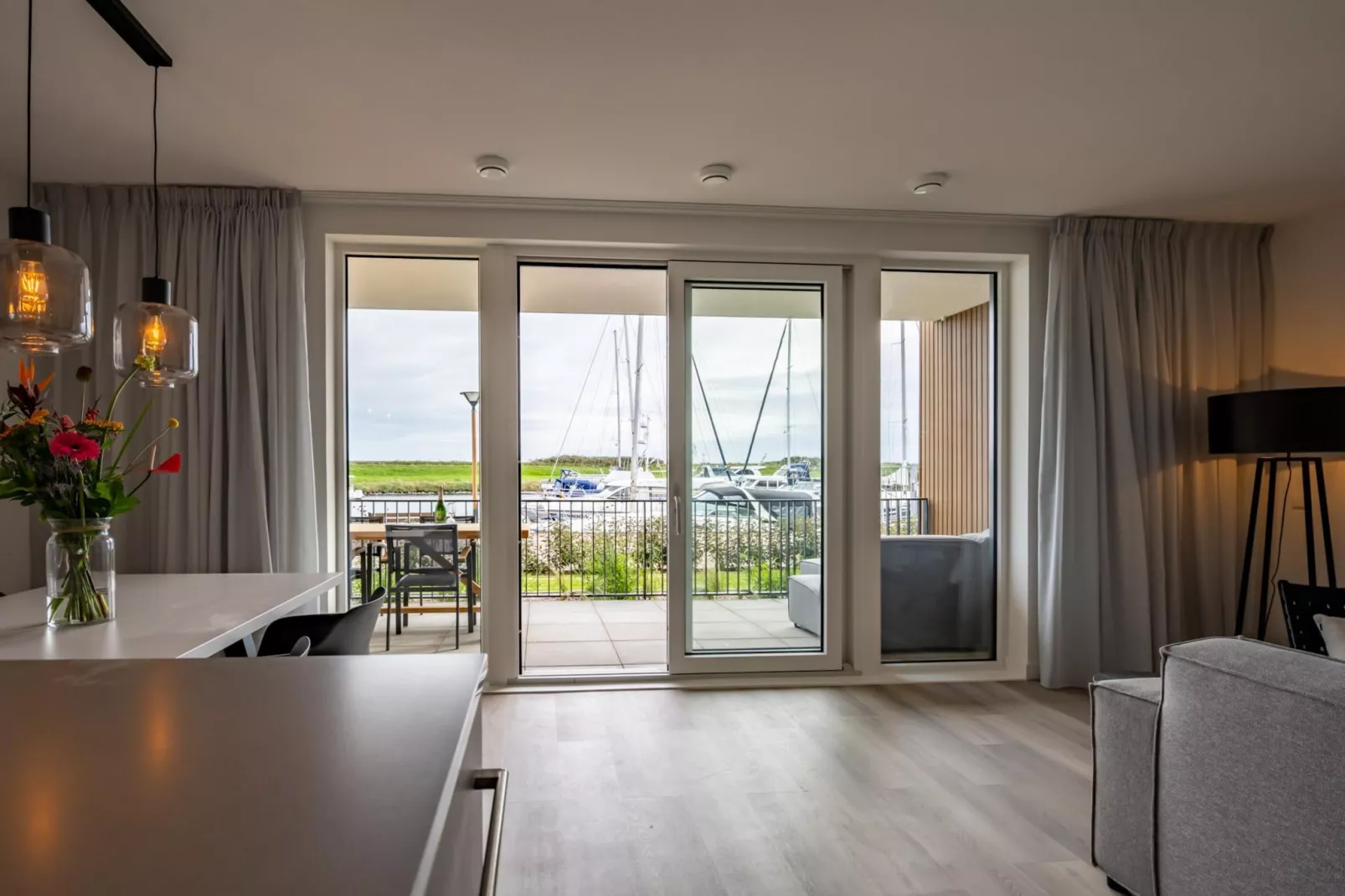 Harbour Loft 1E Résidence Marina havenzicht-Living room