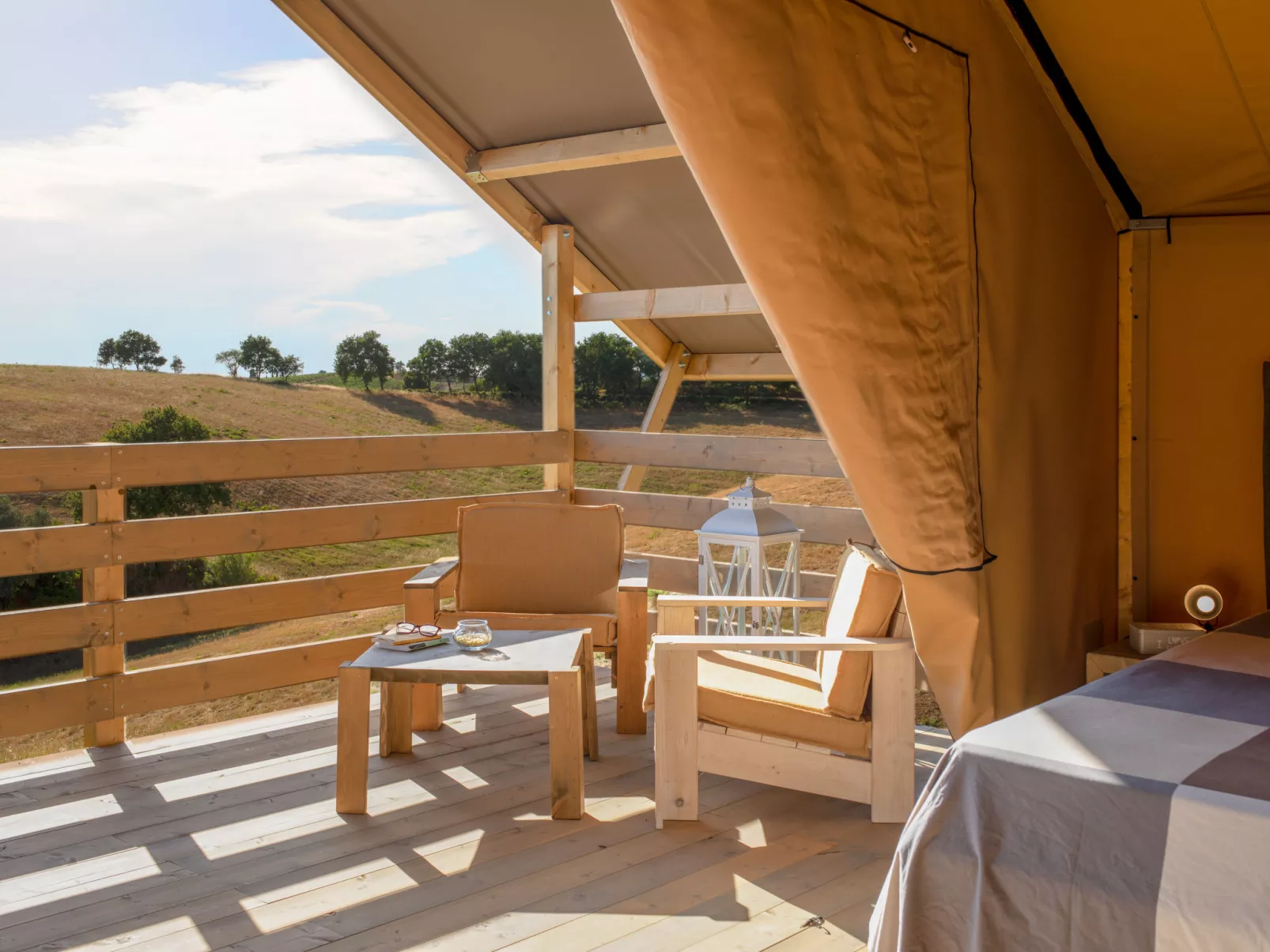 Glampingtent Venere-Inside