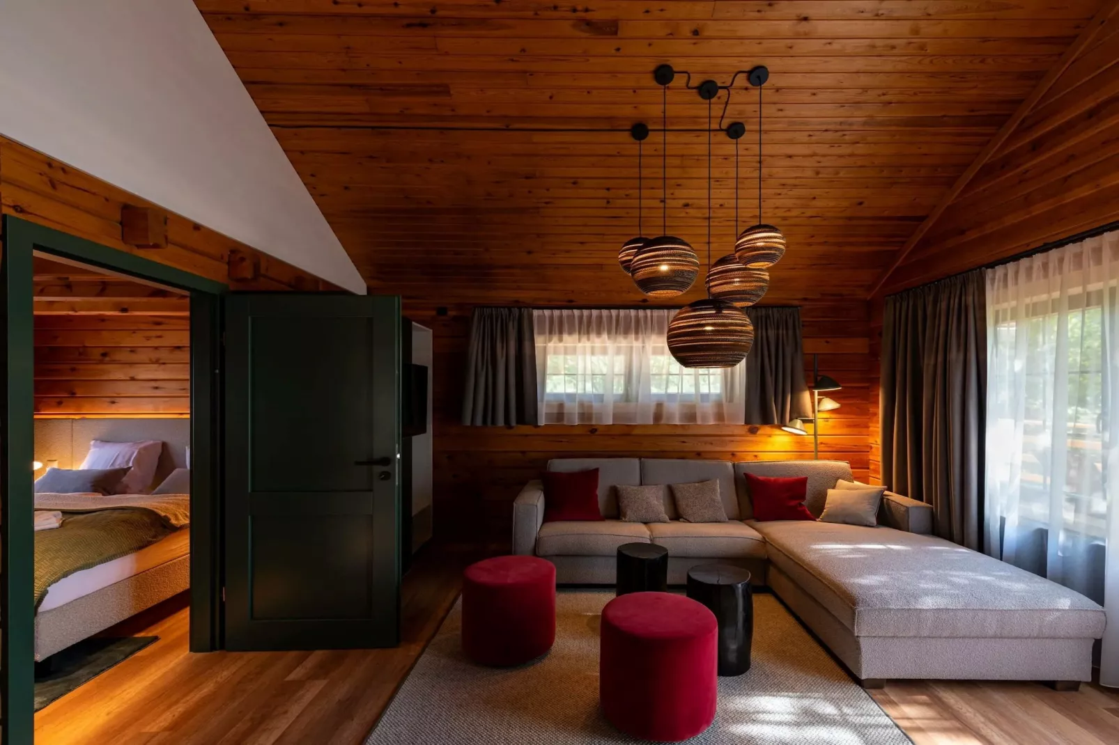 Lodge-Wohnzimmer