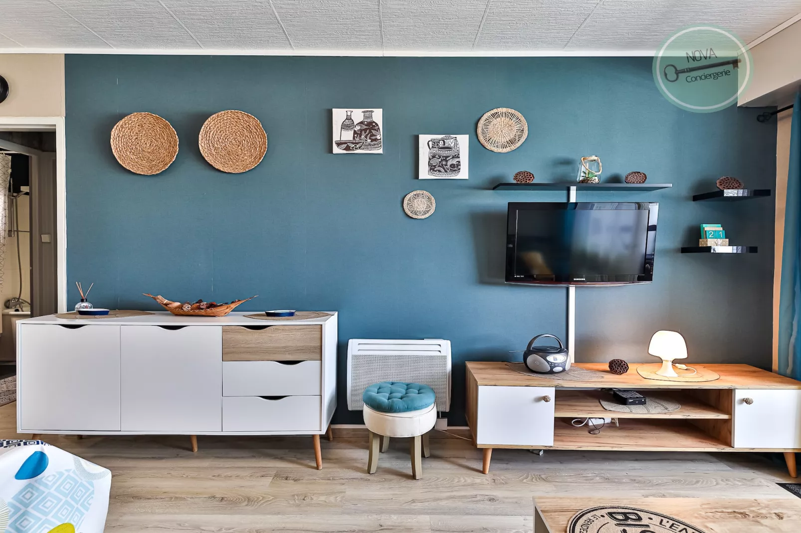 Nid douillet Le Grand Large 2 – Appartement 204-Living room