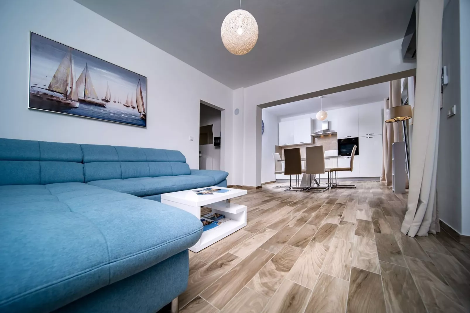 Villa Guliva - Apartment Blue Sea with Sea View-Salon