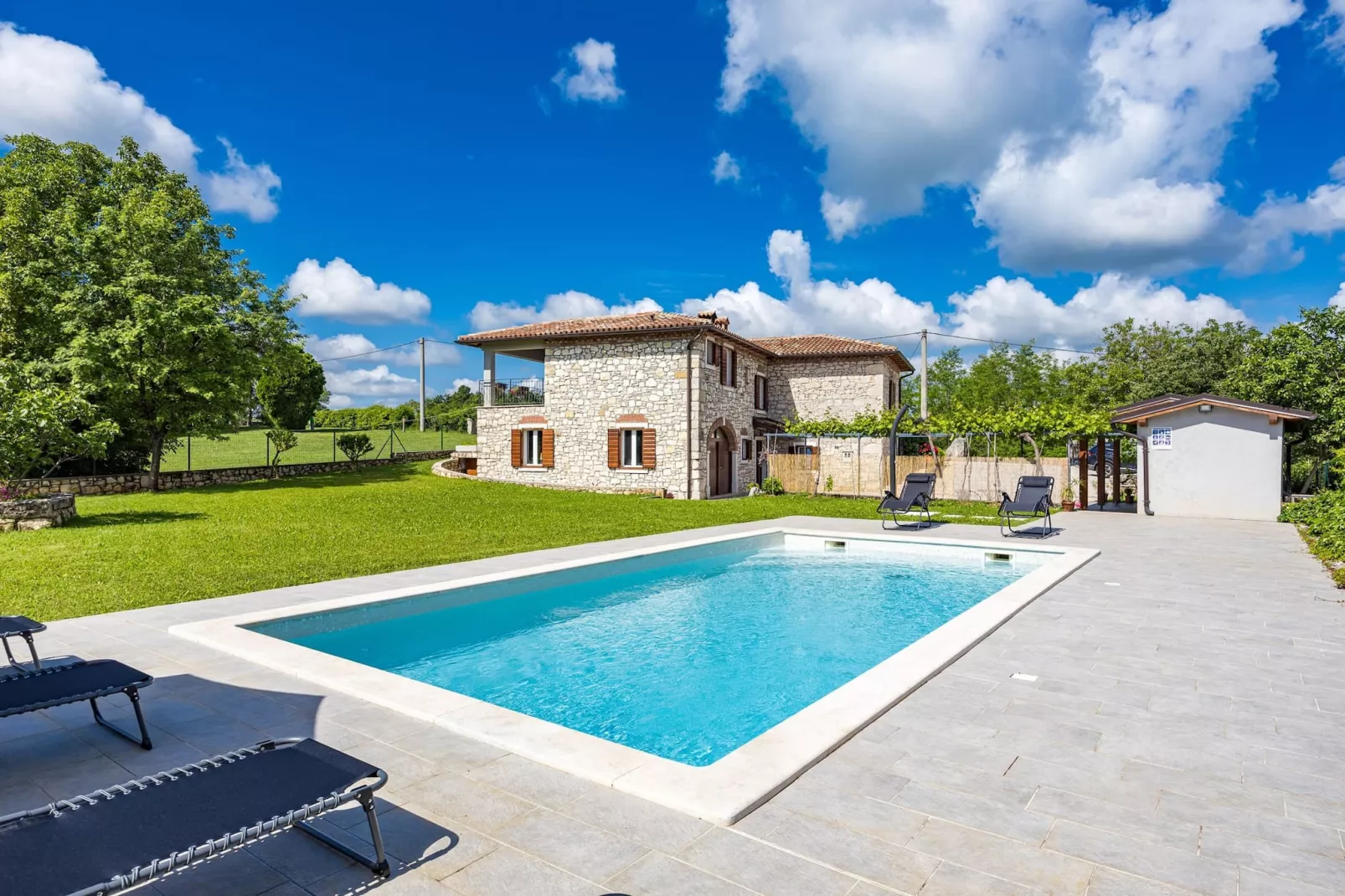 Villa Katarina - Old Stone House with Private Pool-Exterior summer