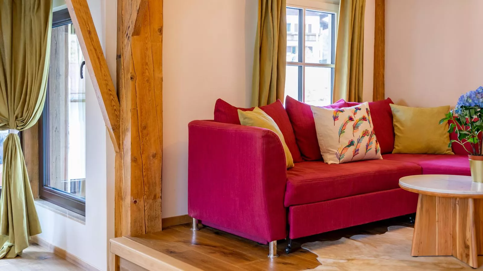Biber Art Chalet-Living room