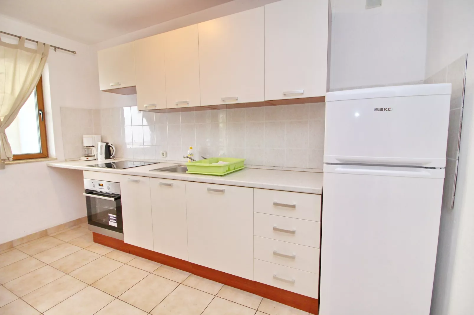 Apartments Marković Orebić-  Two Bedroom Apartment with Terrace and Garden View (A1)-Kitchen