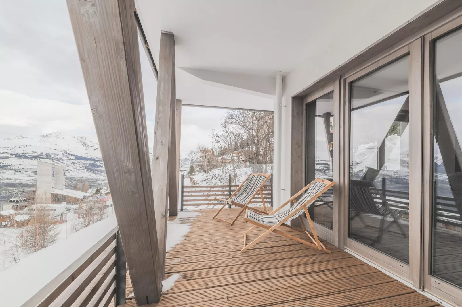 Résidence PLAN PEISEY Le Quartz -A36S-Terrace balcony