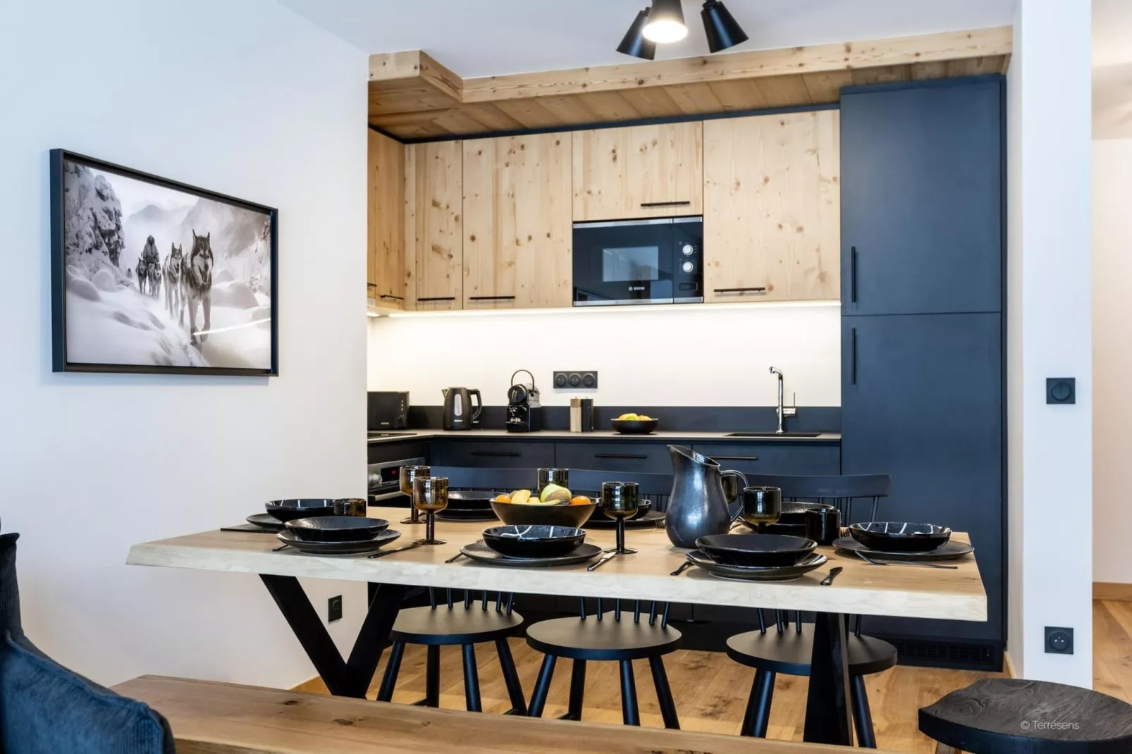 CHAPELLE DABONDANCE Le Flocon Blanc A48S-Kitchen