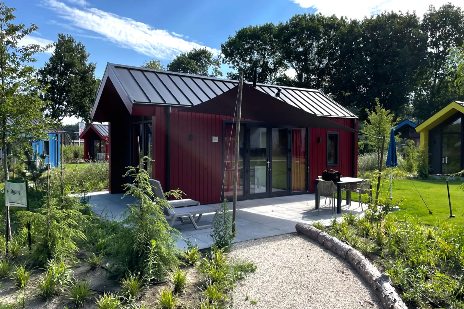 Jachtchalet | 2 - 4 pers-Außenbereich Sommer