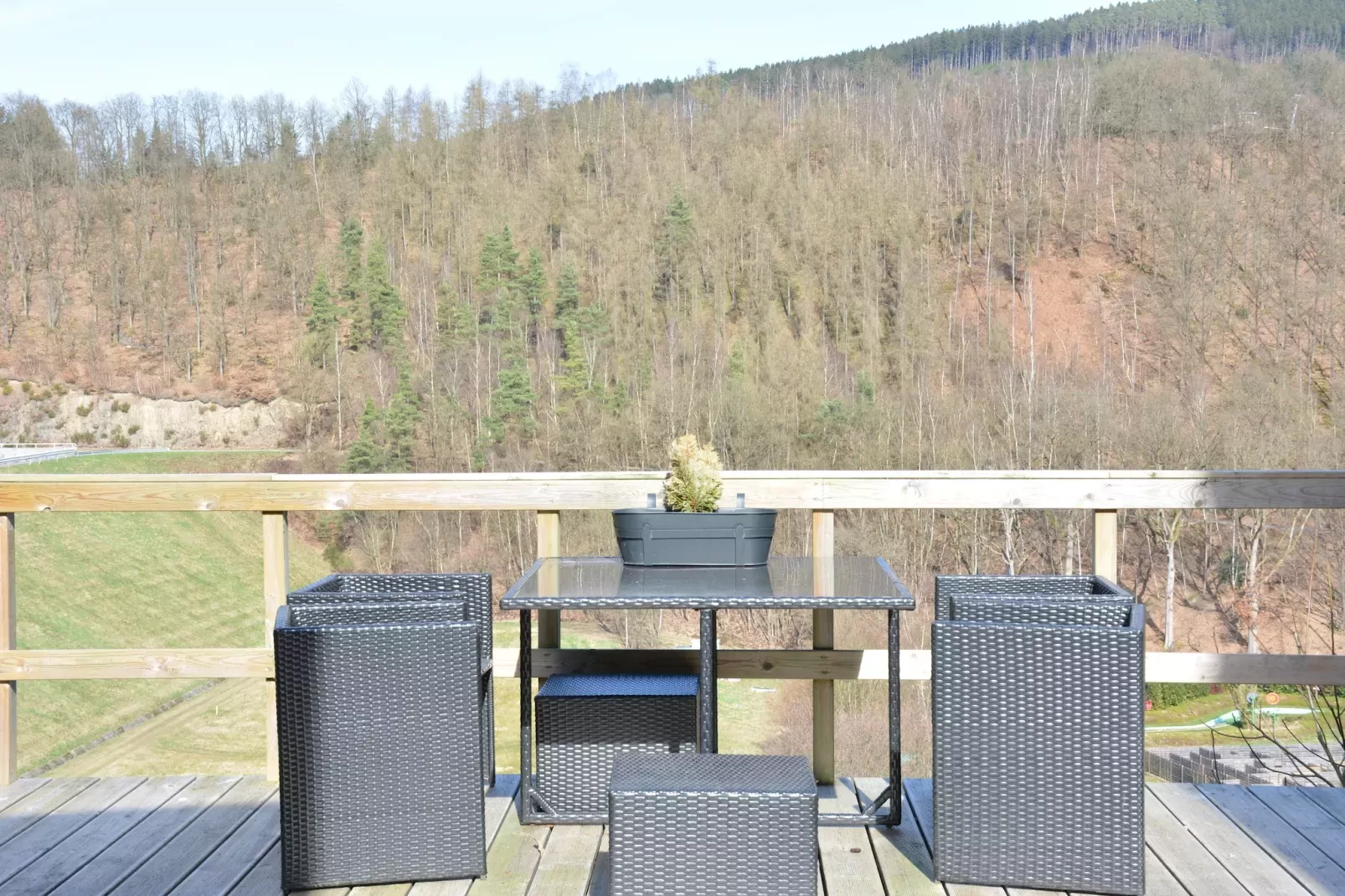 Studio Ferme Simon-Terrace balcony