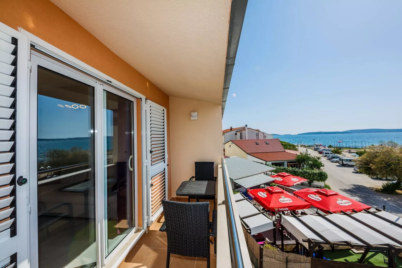 Apartments Savin - two bedroom apartment-Terrassenbalkon