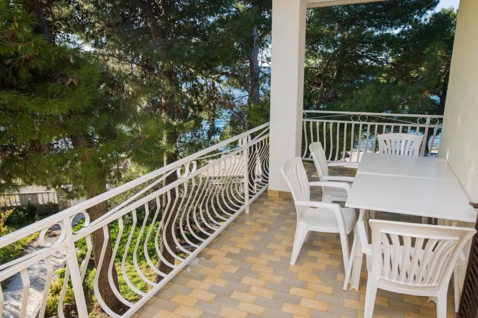 Apartments Gaj Brodarica - A6-Terrace balcony