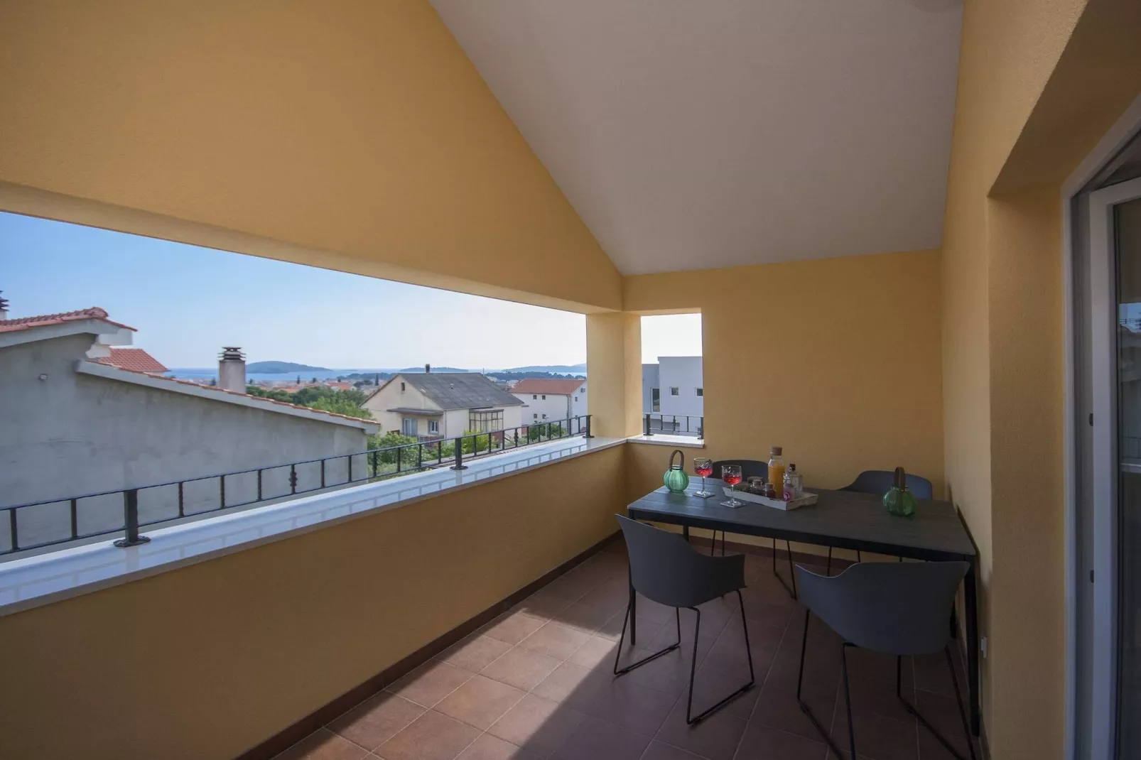 Apartments Tonia - Apartment Mala A1-Terrassenbalkon