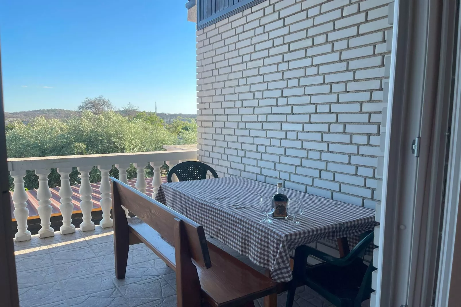 Apartments Tonči - balcony A1-Terrassenbalkon